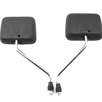 WY125 motociklo galinio vaizdo veidrodėlis, kamuolinis stiklas, 12V, plastikinis korpusas