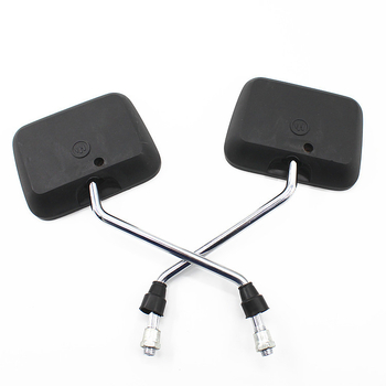 WY125 motociklo galinio vaizdo veidrodėlis, kamuolinis stiklas, 12V, plastikinis korpusas