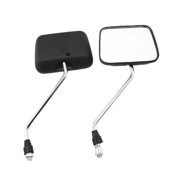 WY125 motociklo galinio vaizdo veidrodėlis, kamuolinis stiklas, 12V, plastikinis korpusas