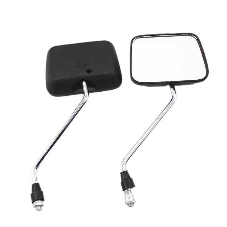 WY125 motociklo galinio vaizdo veidrodėlis, kamuolinis stiklas, 12V, plastikinis korpusas