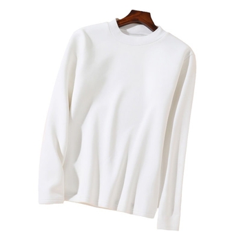 Meeste termiline baaslõige T-särk kahepoolse fliisiga, pikkade varrukatega, ümmarguse kaelusega, vaba lõige, talvine top