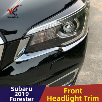 Dekoratyvinis priekinio žibinto rėmelis Subaru Forester 2019, Wen Kai WK-877, ABS