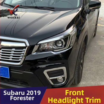 Dekoratyvinis priekinio žibinto rėmelis Subaru Forester 2019, Wen Kai WK-877, ABS