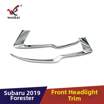 Dekoratyvinis priekinio žibinto rėmelis Subaru Forester 2019, Wen Kai WK-877, ABS