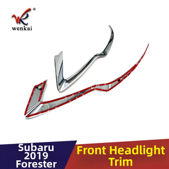 Dekoratyvinis priekinio žibinto rėmelis Subaru Forester 2019, Wen Kai WK-877, ABS