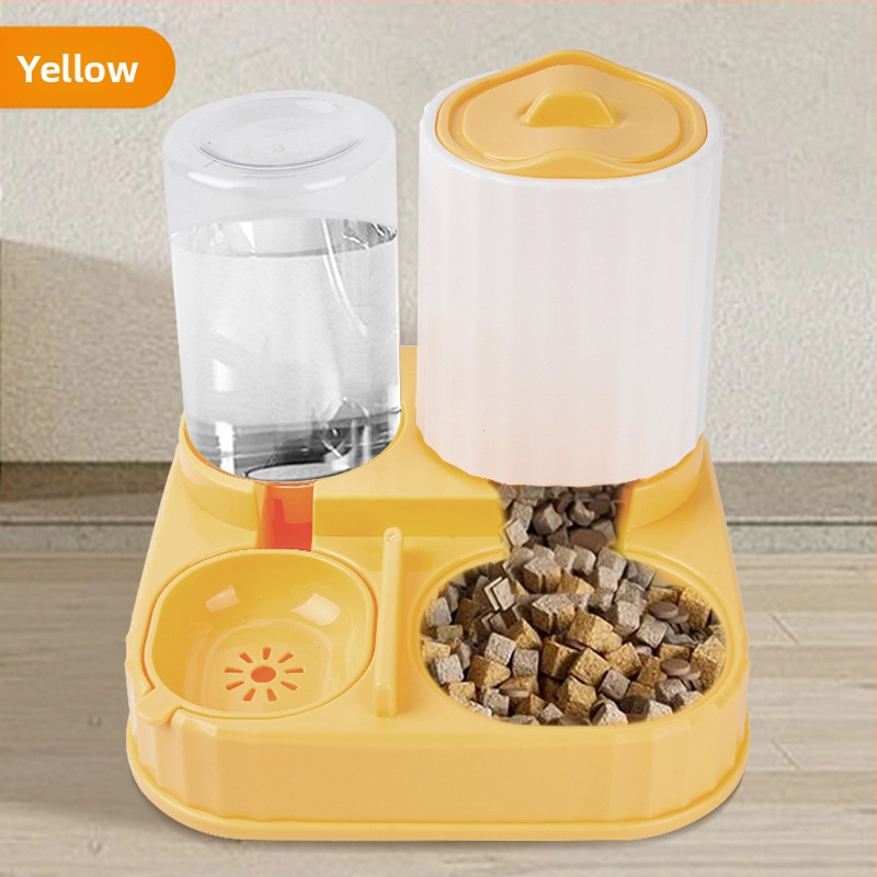 Automatinis katės šėrimo įrenginys ir vandens dozatorius – plastikas