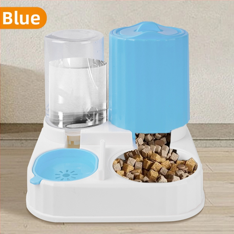 Automatinis katės šėrimo įrenginys ir vandens dozatorius – plastikas