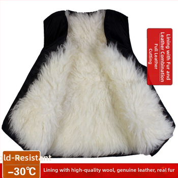 Vīriešu ziemas veste ar kažokādas siltinājumu, kapuci, šaurs griezums, svītrainā korduroja audums