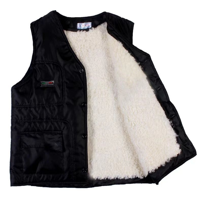 Vīriešu ziemas veste ar kažokādas siltinājumu, kapuci, šaurs griezums, svītrainā korduroja audums