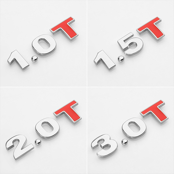 3D variklio tūrio lipdukas – automobilio korpuso lipdukas, klijavimo montavimas, diapazonas 1.4T–3.0L