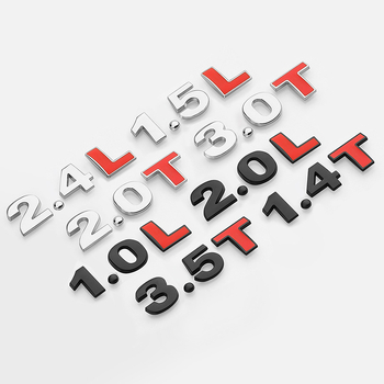 3D variklio tūrio lipdukas – automobilio korpuso lipdukas, klijavimo montavimas, diapazonas 1.4T–3.0L