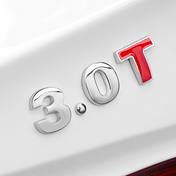 3D variklio tūrio lipdukas – automobilio korpuso lipdukas, klijavimo montavimas, diapazonas 1.4T–3.0L