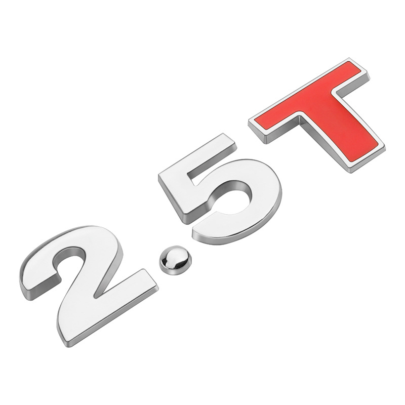 3D variklio tūrio lipdukas – automobilio korpuso lipdukas, klijavimo montavimas, diapazonas 1.4T–3.0L