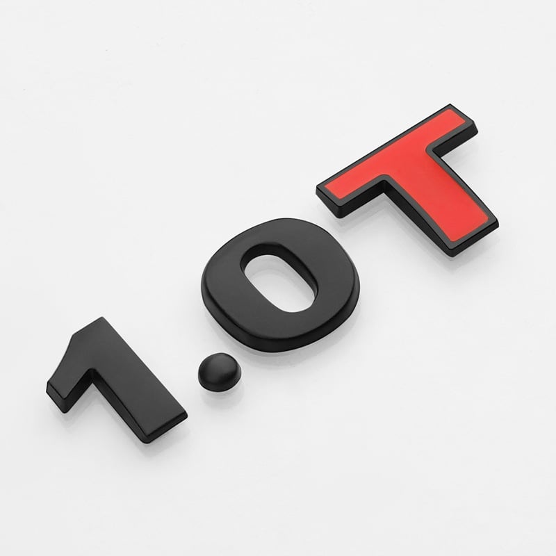 3D variklio tūrio lipdukas – automobilio korpuso lipdukas, klijavimo montavimas, diapazonas 1.4T–3.0L