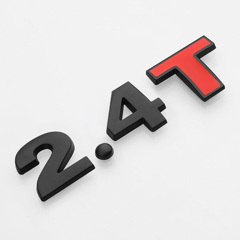 3D variklio tūrio lipdukas – automobilio korpuso lipdukas, klijavimo montavimas, diapazonas 1.4T–3.0L