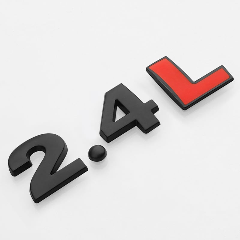 3D variklio tūrio lipdukas – automobilio korpuso lipdukas, klijavimo montavimas, diapazonas 1.4T–3.0L