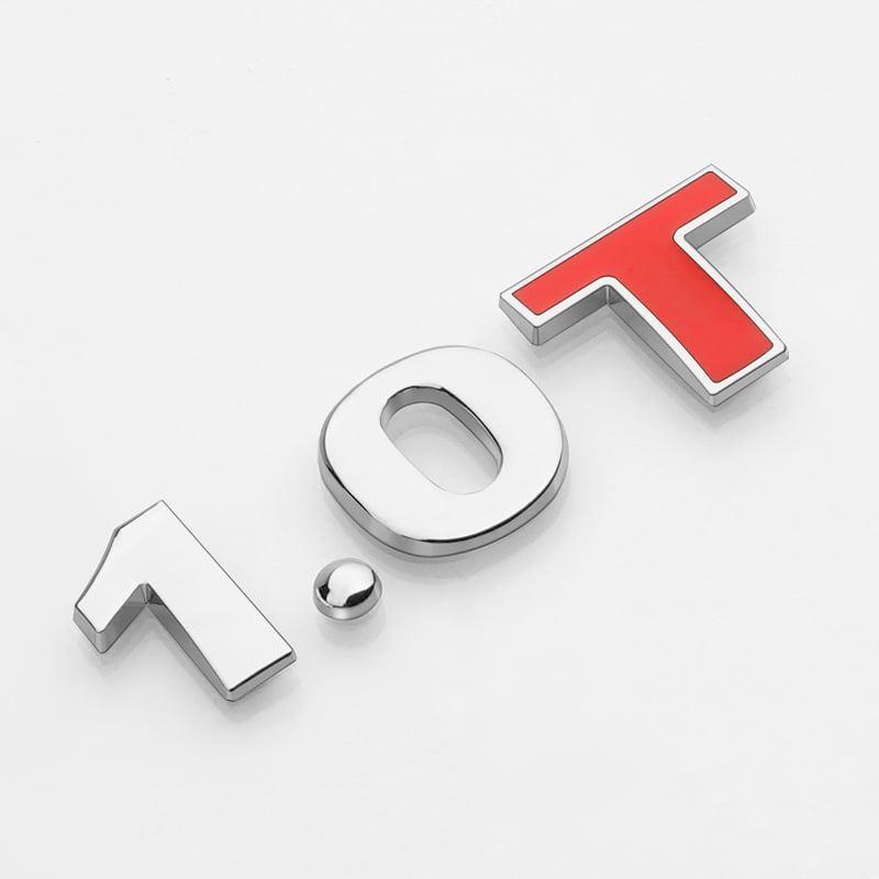 3D variklio tūrio lipdukas – automobilio korpuso lipdukas, klijavimo montavimas, diapazonas 1.4T–3.0L