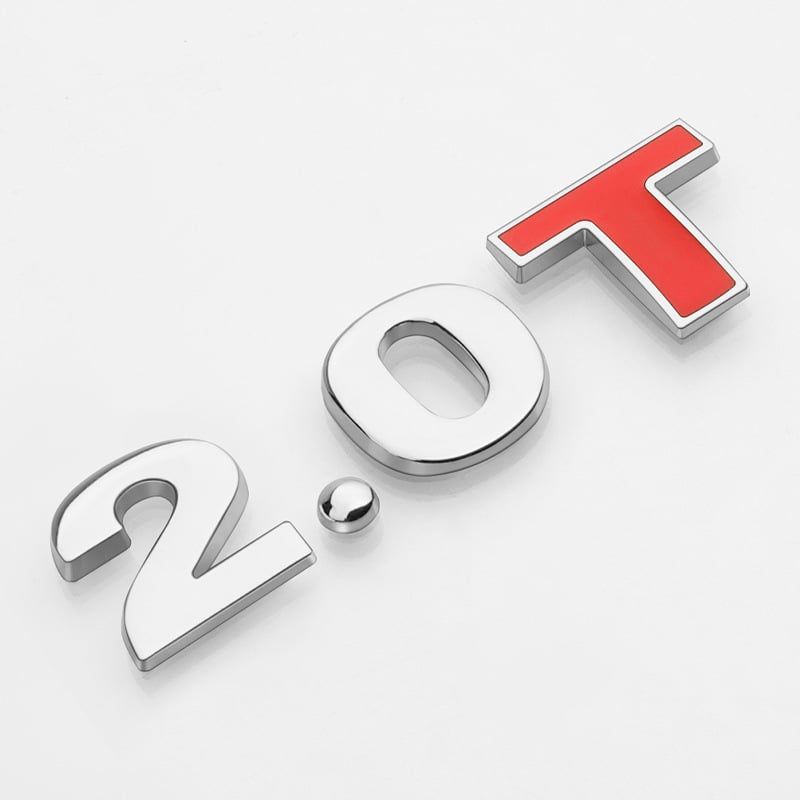 3D variklio tūrio lipdukas – automobilio korpuso lipdukas, klijavimo montavimas, diapazonas 1.4T–3.0L