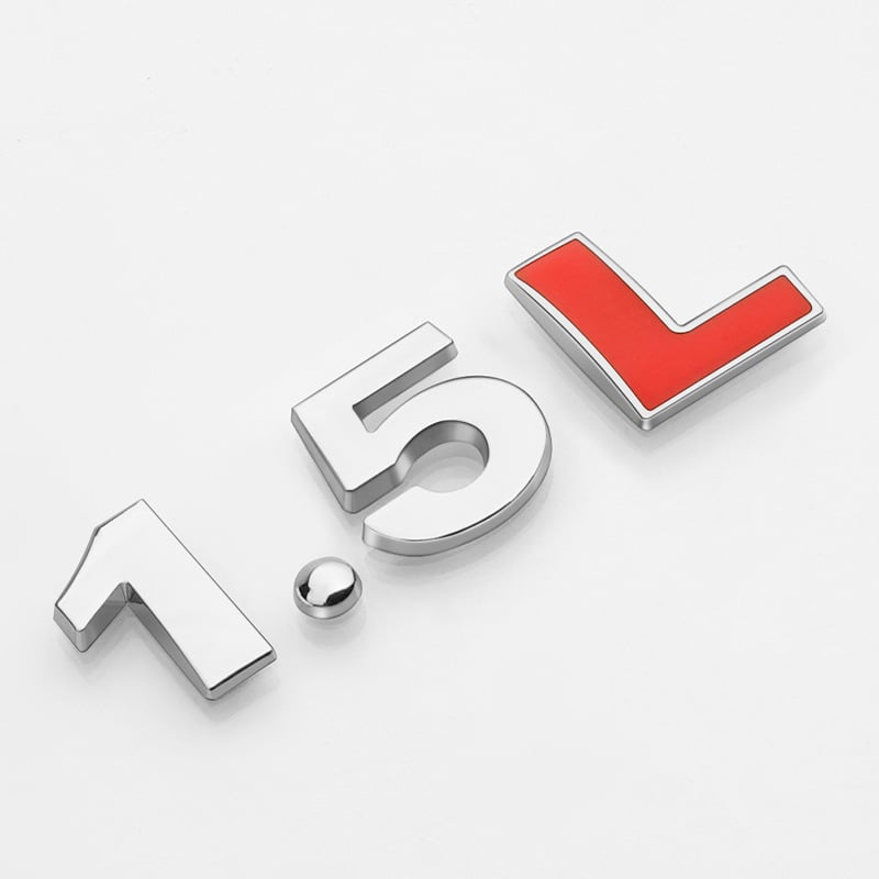 3D variklio tūrio lipdukas – automobilio korpuso lipdukas, klijavimo montavimas, diapazonas 1.4T–3.0L