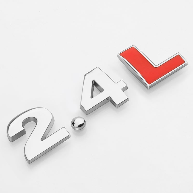 3D variklio tūrio lipdukas – automobilio korpuso lipdukas, klijavimo montavimas, diapazonas 1.4T–3.0L