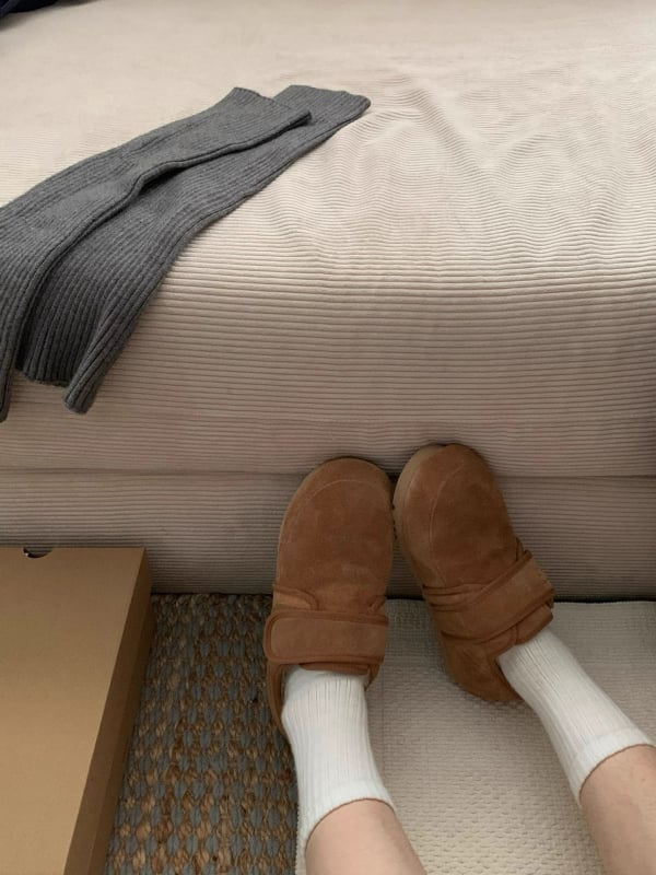 Ženske Mary Jane cipele u korejskom stilu, matirani gornji dio, zatvaranje na Velcro, plišana podstava, 3–5 cm visina peta, pogodne za zimu, proljeće i jesen