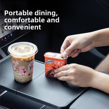 Tesla Model 3/Y sulankstomas centrinės konsolės padėklas – Daugiafunkcinis, Plastikas, Diegimas: Kitas