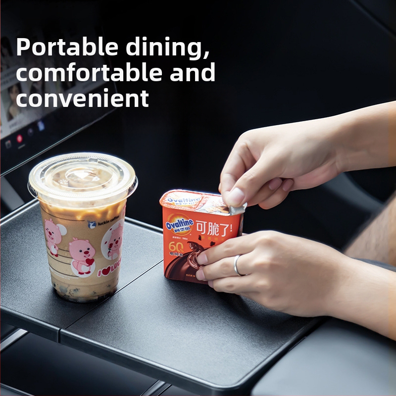 Tesla Model 3/Y kokkupandav keskkonsooli taldrik – mitmekülgne, plastikust, paigaldus: muu