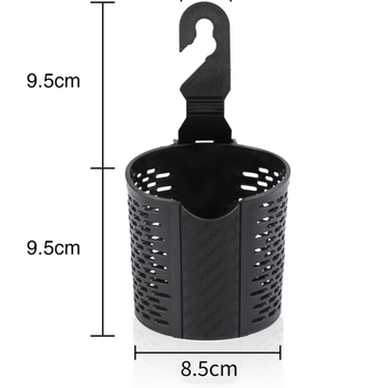Automobilinis puodelio laikiklis ir sėdynės nugaros laikiklis — TPR, modelis c1743, tinka sėdynės atlošui, pritaikymas galimas