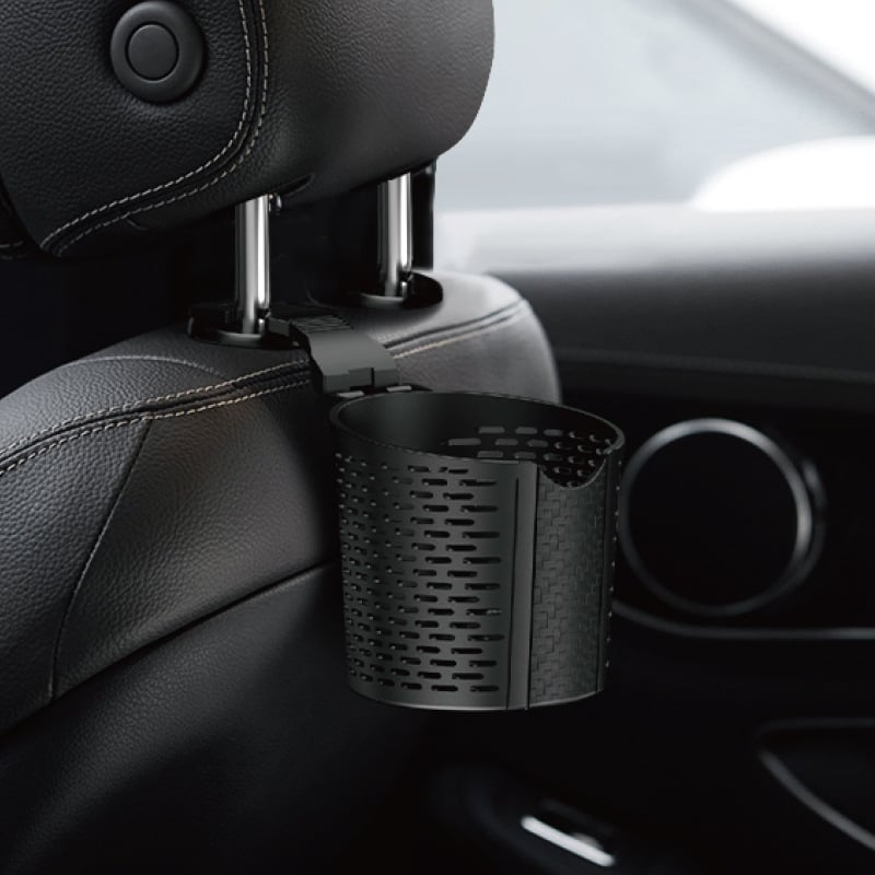 Automobilinis puodelio laikiklis ir sėdynės nugaros laikiklis — TPR, modelis c1743, tinka sėdynės atlošui, pritaikymas galimas