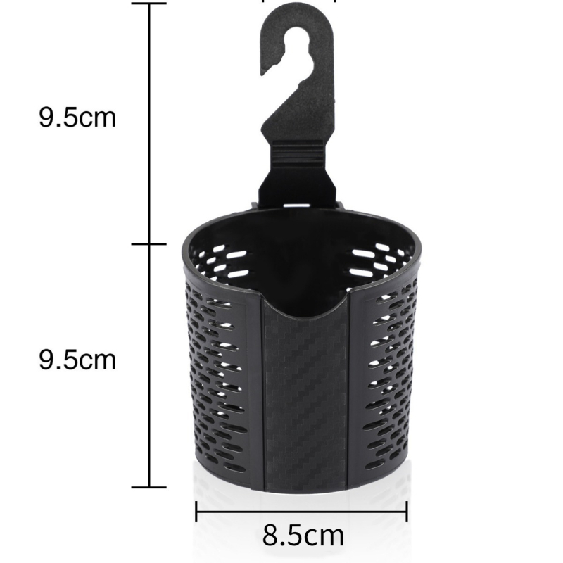 Automobilinis puodelio laikiklis ir sėdynės nugaros laikiklis — TPR, modelis c1743, tinka sėdynės atlošui, pritaikymas galimas