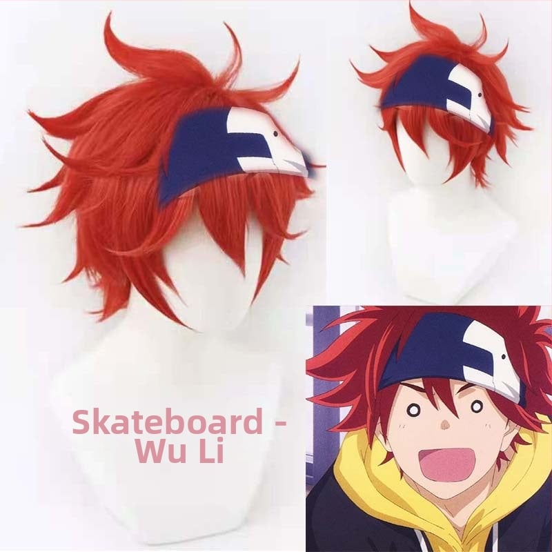 Perucă Cosplay - Stil Anime, Fir de înaltă temperatură, Model 20213-126, Nu se poate vopsi cu vopsele fierbinți