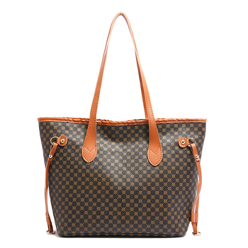 PU materjalist tote kott, tänavust stiili, tõmblukuga sulgemine, horisontaalne ruudukujuline kuju, sisemine telefonikott