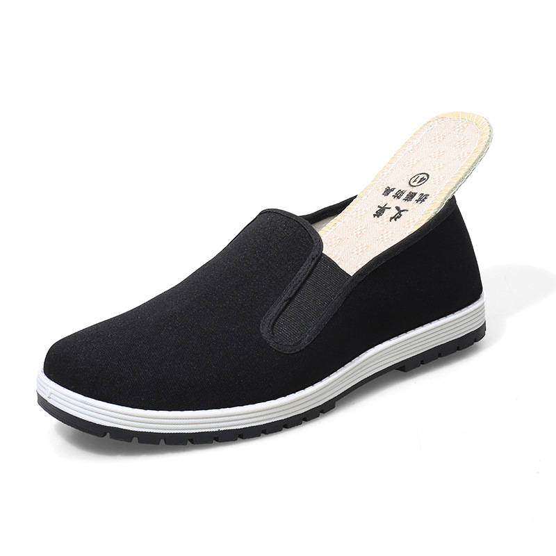 Unisex medvilninių audinių bateliai, kvėpuojantys, apvali nosis, žemas kulkšnies aukštis, sudėtinė pada, elastinė juostelė