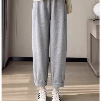 Nėščiųjų kelnės su fleece apdaila rudens-žiemos sezonui, trijų ketvirčių ilgio, medvilnės-poliesterio mišinys, išlaiko šilumą