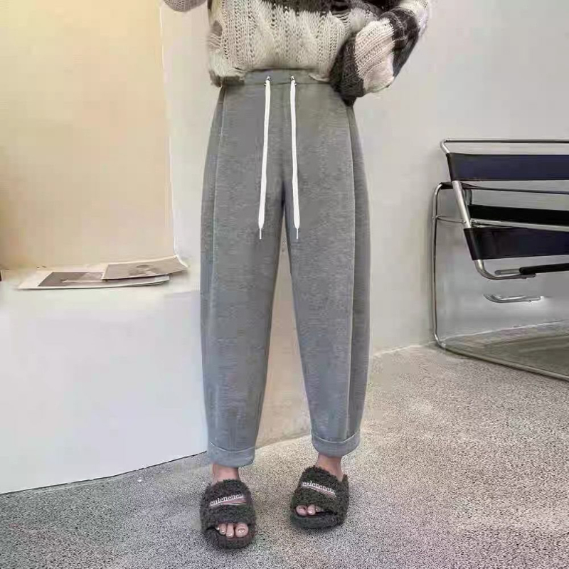 Nėščiųjų kelnės su fleece apdaila rudens-žiemos sezonui, trijų ketvirčių ilgio, medvilnės-poliesterio mišinys, išlaiko šilumą