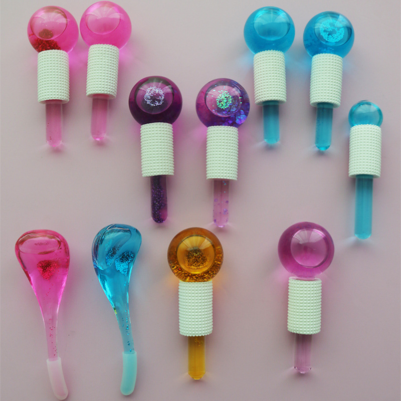 Chongqi Beauty Ice Wave μπάλα μασάζ προσώπου – χειροκίνητη, μη ηλεκτρική, λειτουργία ανιόν