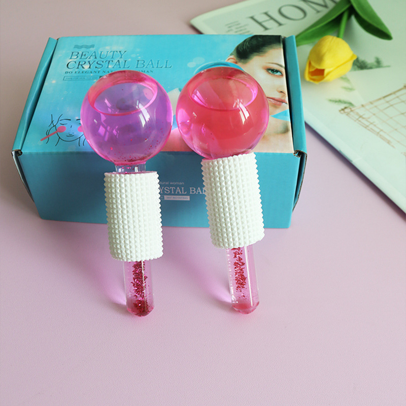Chongqi Beauty Ice Wave μπάλα μασάζ προσώπου – χειροκίνητη, μη ηλεκτρική, λειτουργία ανιόν