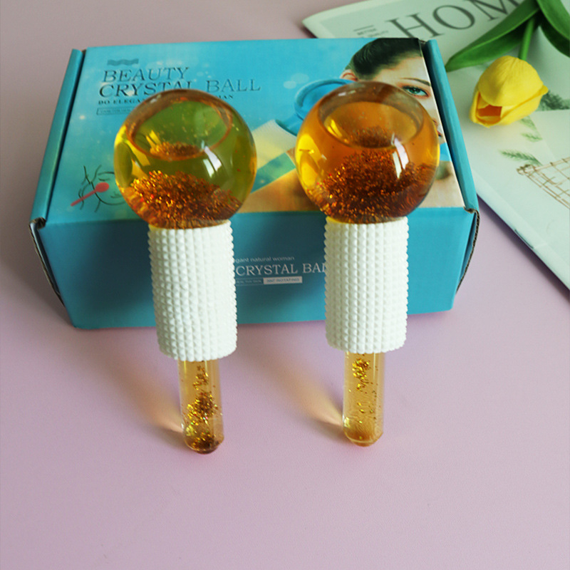 Chongqi Beauty Ice Wave μπάλα μασάζ προσώπου – χειροκίνητη, μη ηλεκτρική, λειτουργία ανιόν