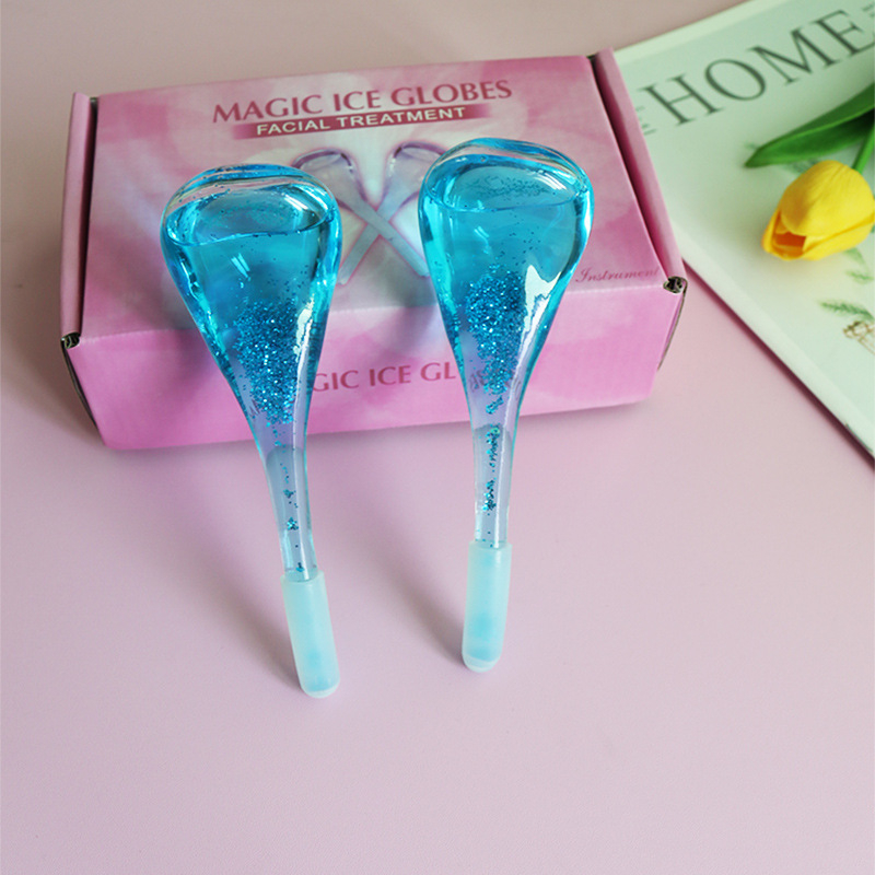 Chongqi Beauty Ice Wave μπάλα μασάζ προσώπου – χειροκίνητη, μη ηλεκτρική, λειτουργία ανιόν