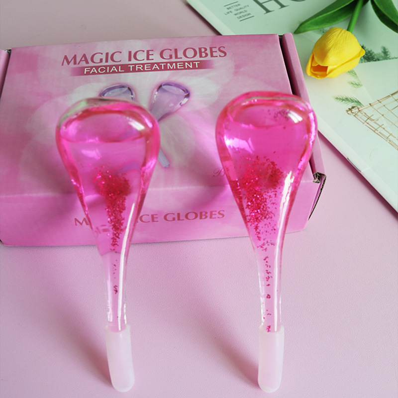 Chongqi Beauty Ice Wave μπάλα μασάζ προσώπου – χειροκίνητη, μη ηλεκτρική, λειτουργία ανιόν