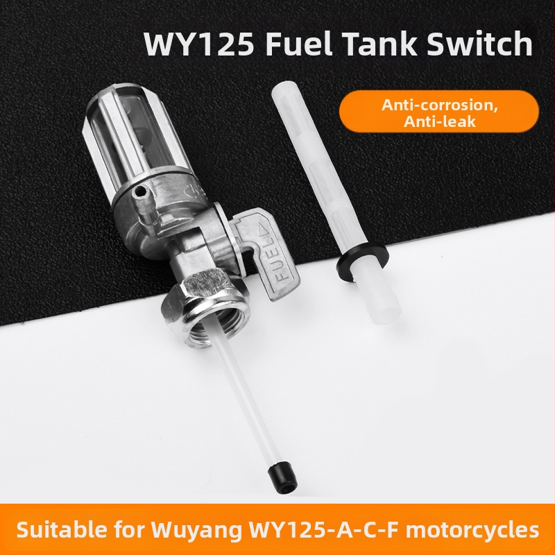 Degalų bakelio jungiklis motociklui Wy125 – Prekės ženklas Mogelon, Modelis Wy125, reguliuoja kuro srautą nuo bako iki variklio, produkto kodas Wy125yxkg