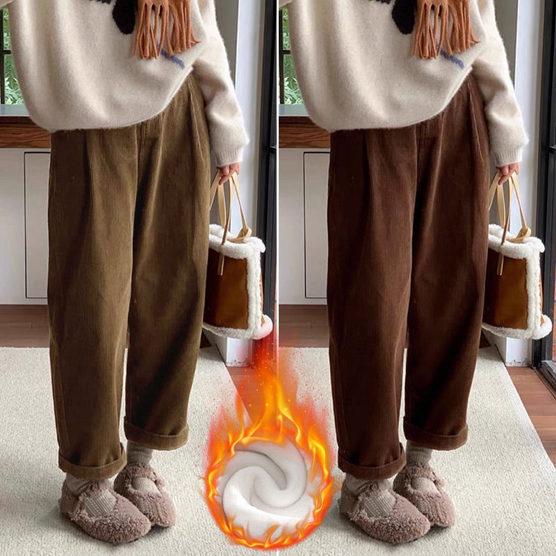 Nėščiųjų kelnės rudens–žiemos sezonui, platus kirpimas, aukštas liemuo, pilvo palaikymas, tiesus kirpimas, kasdieniai, poliesterio-elastano mišinys, storesnė medžiaga