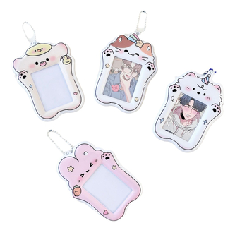 PVC kartes turētājs, unikāla karikatūras forma, INS stils, kartēm uzglabāšanai