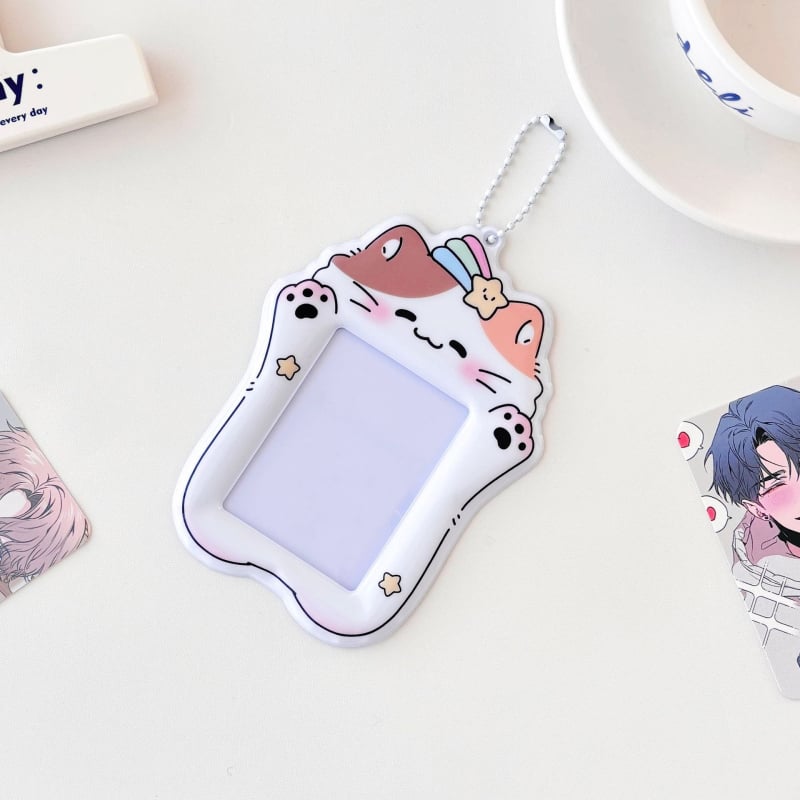 PVC kartes turētājs, unikāla karikatūras forma, INS stils, kartēm uzglabāšanai