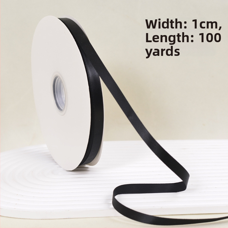 Dekoratyvinė poliesterio juostelė gėlių ir tortų įvyniojimui — baleto stilius, DIY dekoravimui