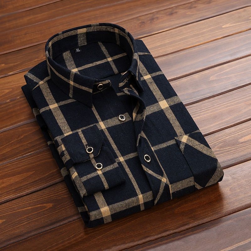 Nauji pavasario/rudens languoti marškiniai ilgomis rankovėmis, korėjietiško stiliaus, modernūs, universalūs, laisvalaikio, tinkantys jaunimui ir vidutinio amžiaus žmonėms, su kišenėmis, laisvo kirpimo.