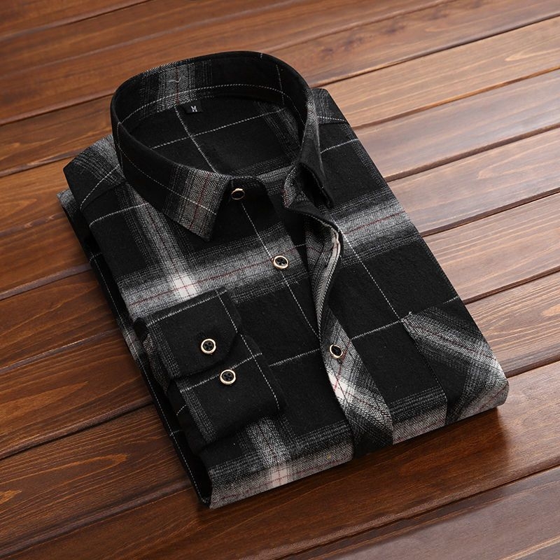 Nauji pavasario/rudens languoti marškiniai ilgomis rankovėmis, korėjietiško stiliaus, modernūs, universalūs, laisvalaikio, tinkantys jaunimui ir vidutinio amžiaus žmonėms, su kišenėmis, laisvo kirpimo.