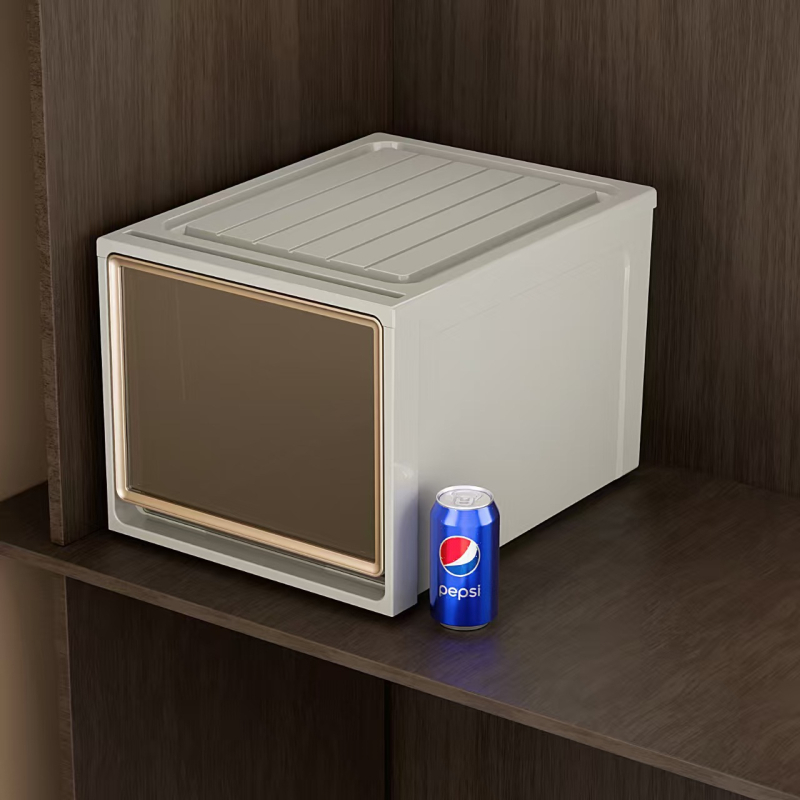 Plastična kutija za skladištenje s ladicama, sklopiva, s podjelama, kapacitet 60 L, model FM-SNX001
