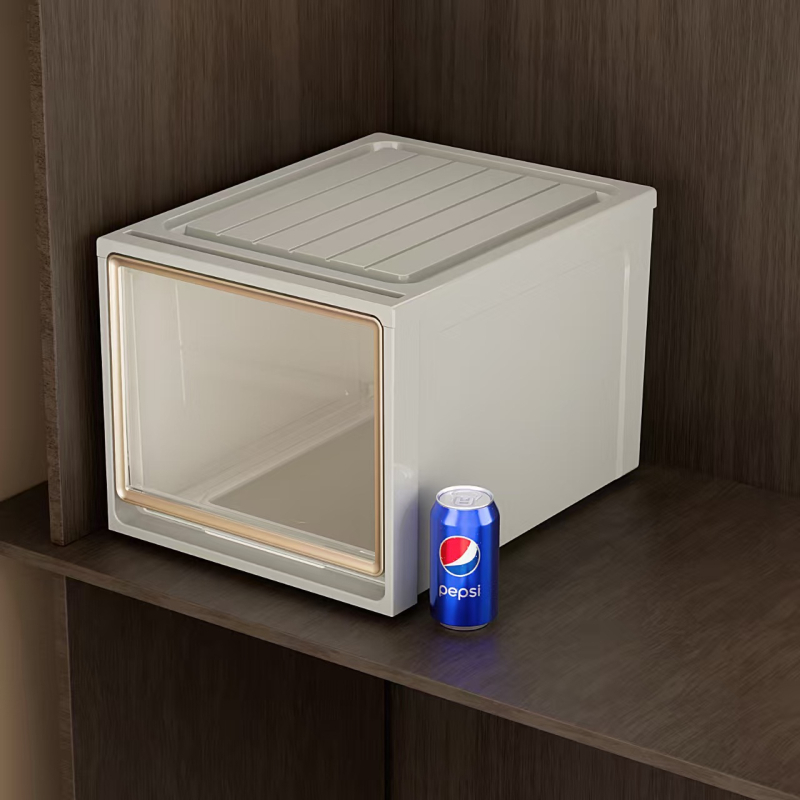 Plastična kutija za skladištenje s ladicama, sklopiva, s podjelama, kapacitet 60 L, model FM-SNX001