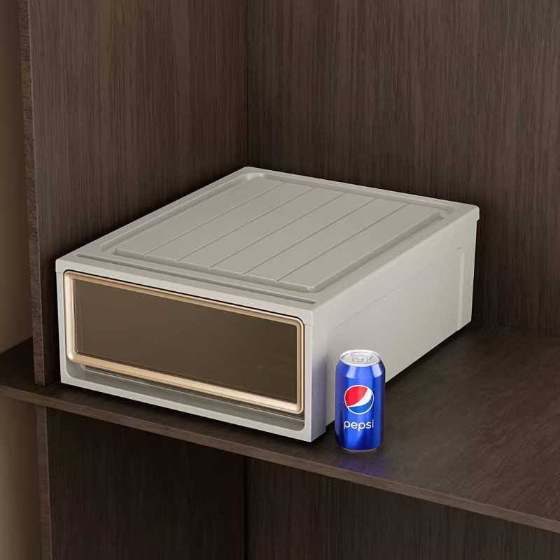 Plastična kutija za skladištenje s ladicama, sklopiva, s podjelama, kapacitet 60 L, model FM-SNX001